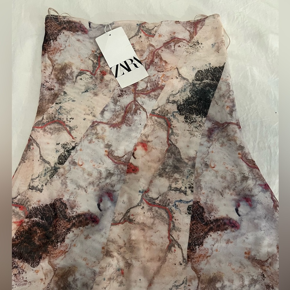 ZARA strapless dress